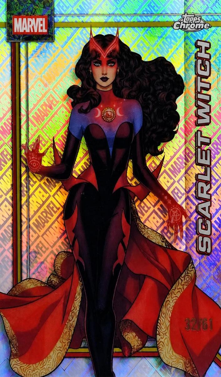 2026 Scarlet Witch [Storm's Orange Lightning Refractor] #145