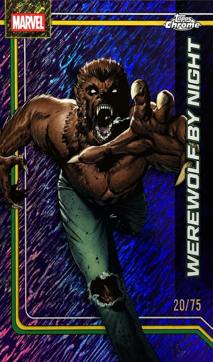 2026 Werewolf by Night [Purple Shimmer Refractor] #195