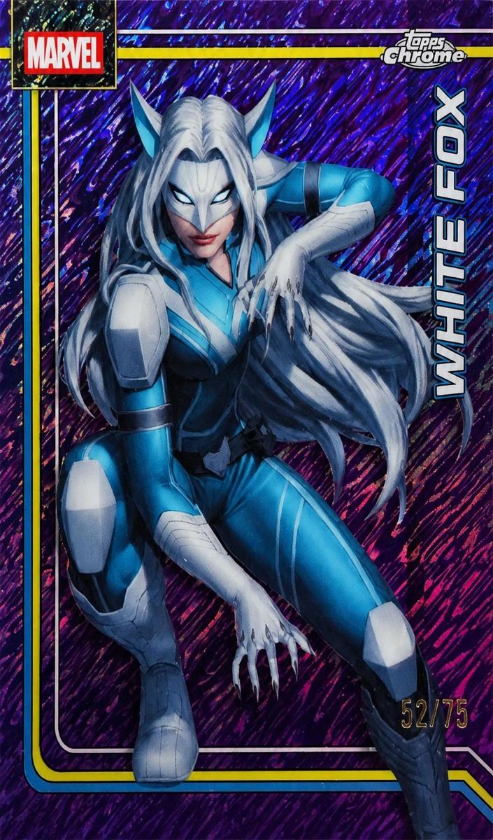 2026 White Fox [Red RayWave Refractor] #196