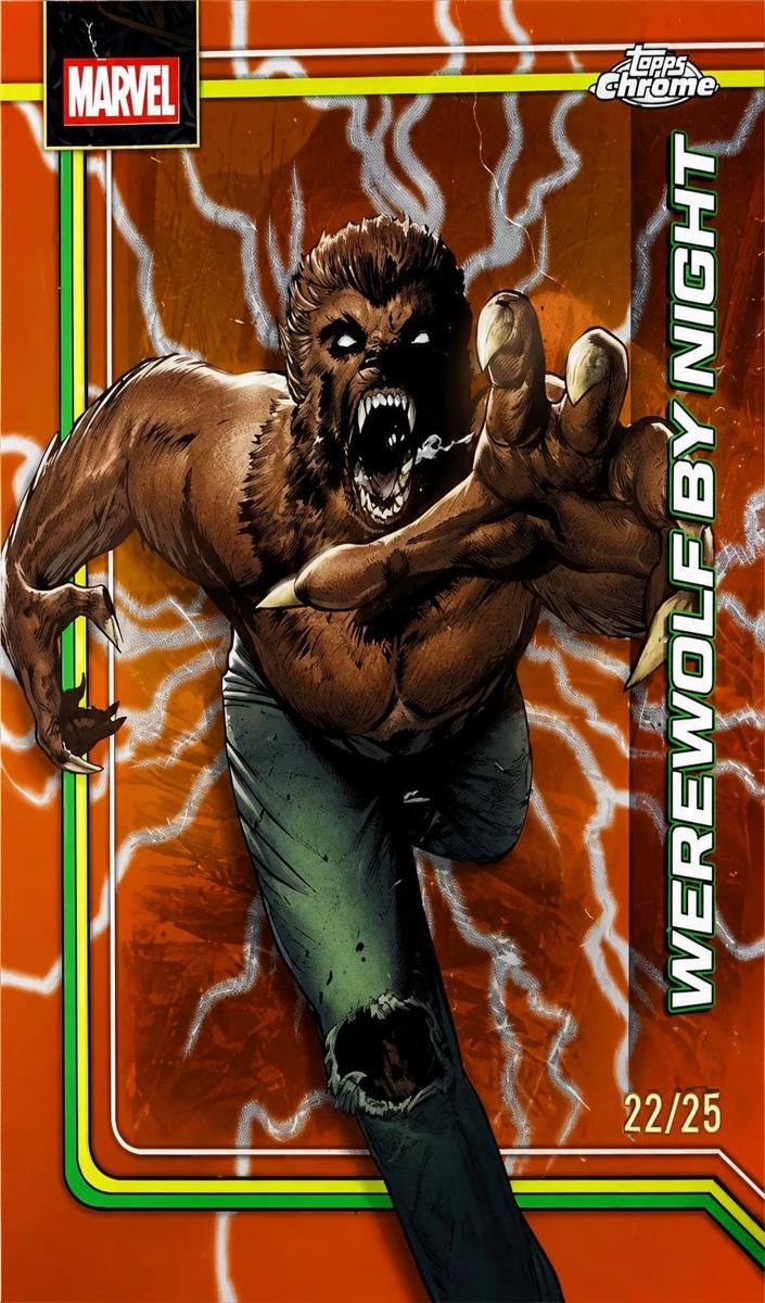 2026 Werewolf by Night [Storm's Orange Lightning Refractor] #195