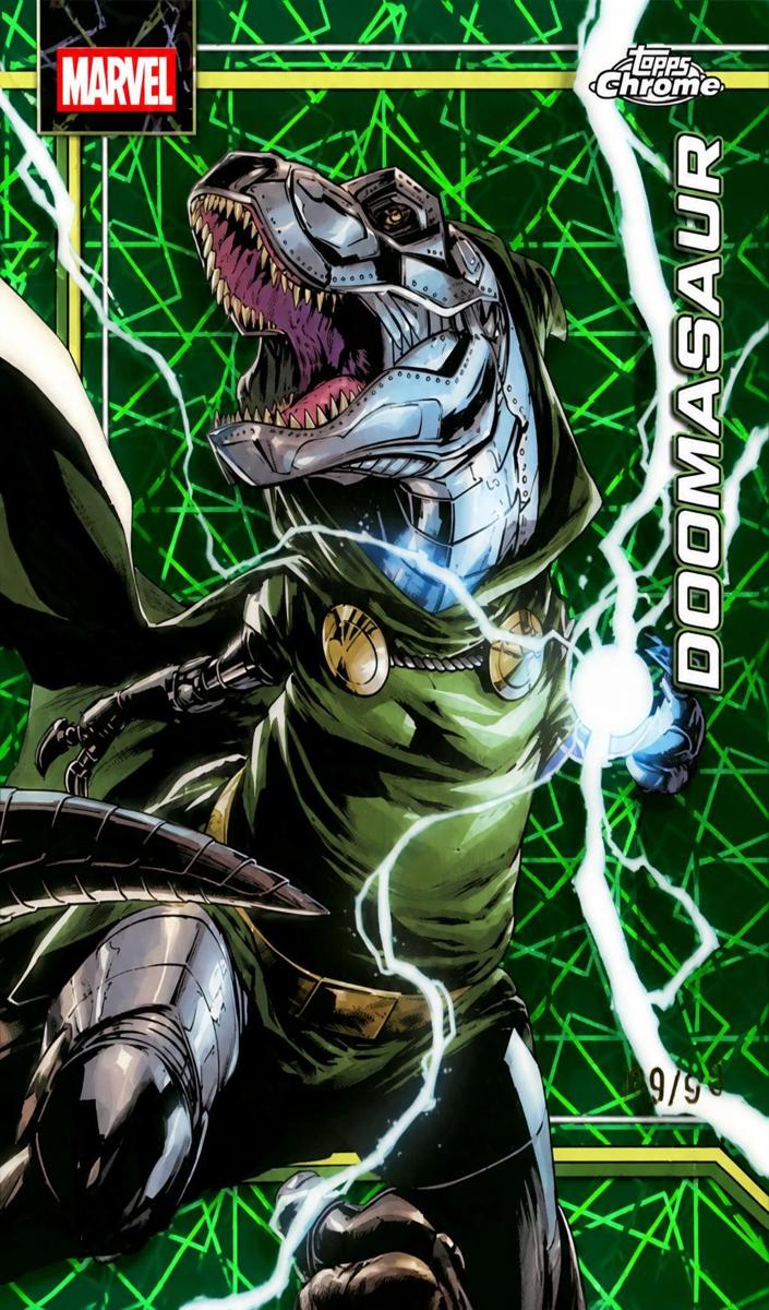 2026 Doomasaur [Hulk Green Lazer Refractor] #31