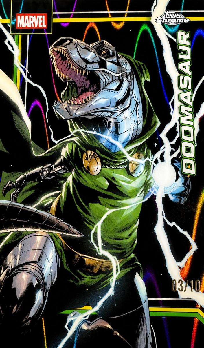 2026 Doomasaur [Black RayWave Refractor] #31