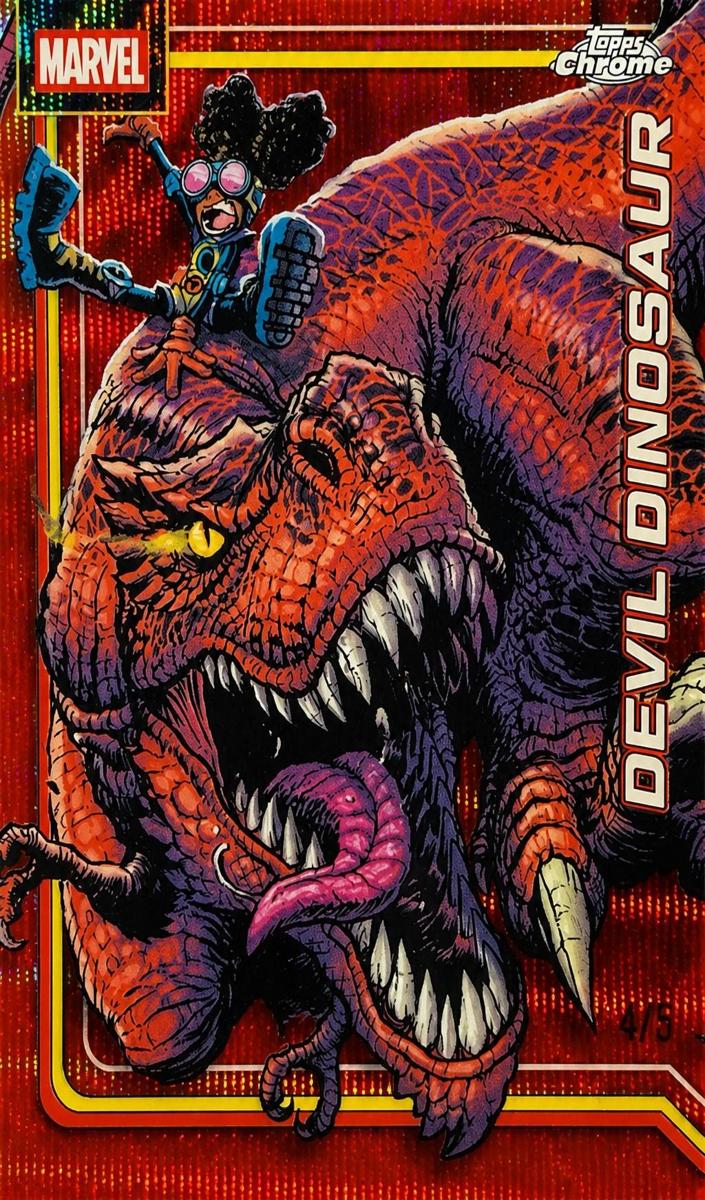 2026 Devil Dinosaur [Red Wave Refractor] #110