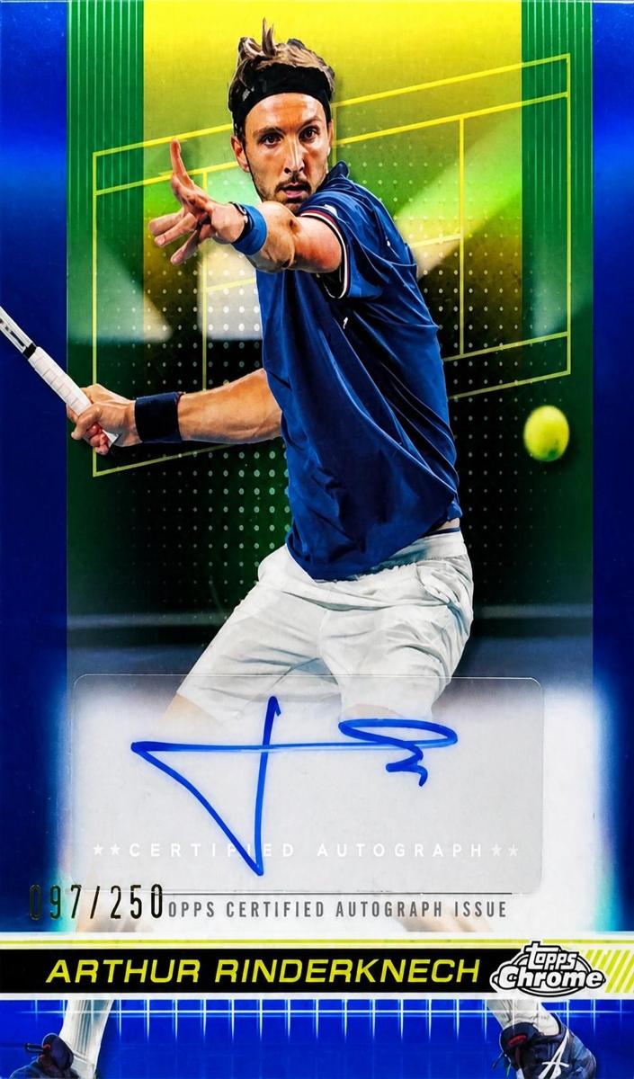 2024 Topps Chrome Arthur Rinderknech #TCA-ARH card