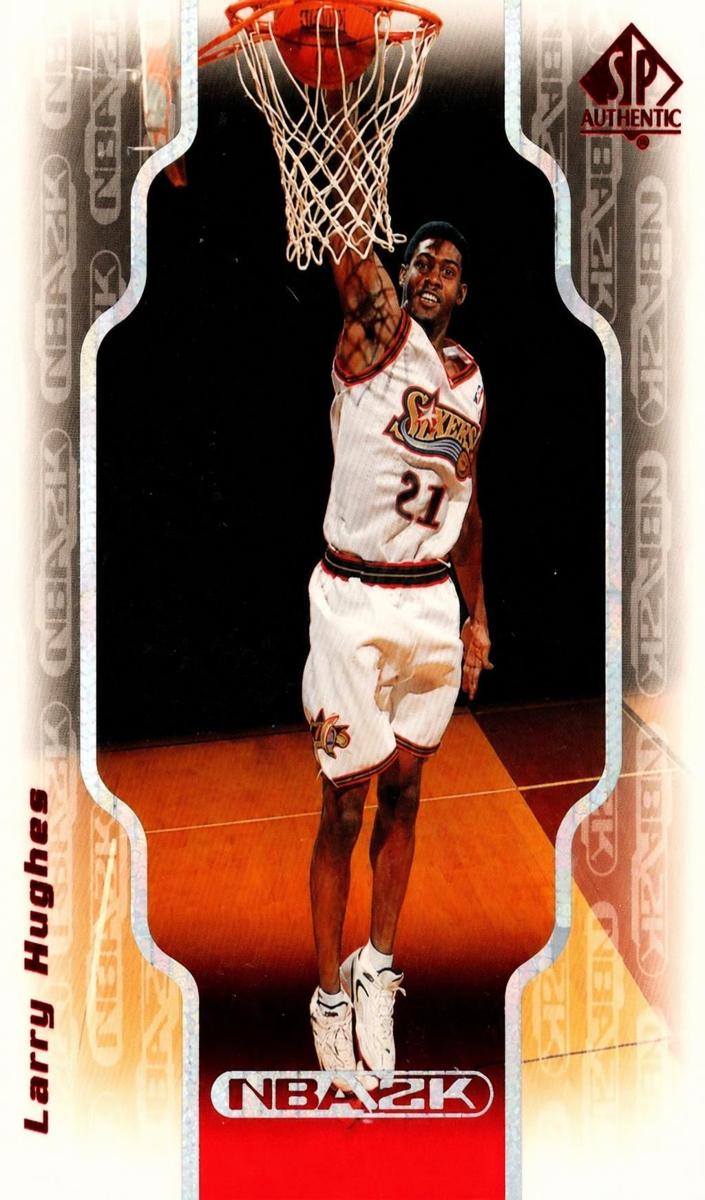 1998 SP Authentic Larry Hughes #2K8 card