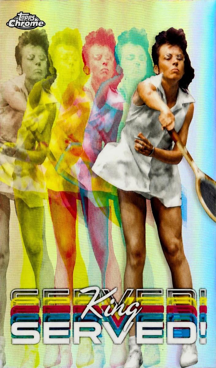 2024 Topps Chrome Billie Jean King #SER-BK card
