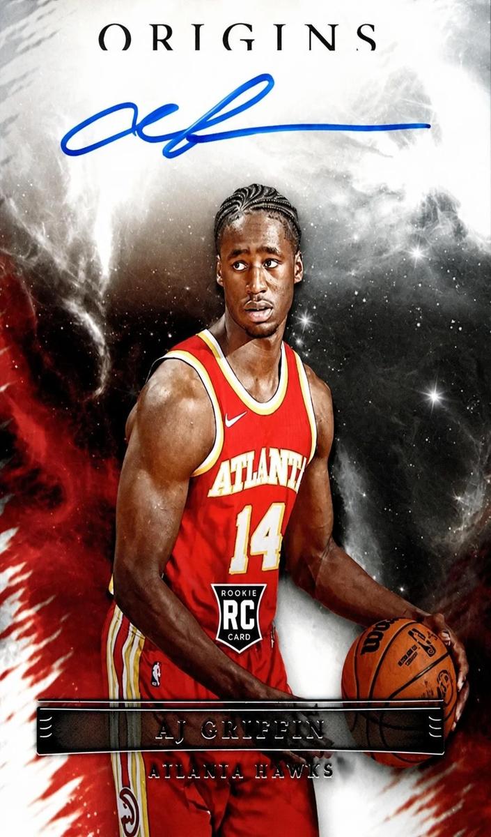 2022 Panini Origins AJ Griffin #RA-AJG card