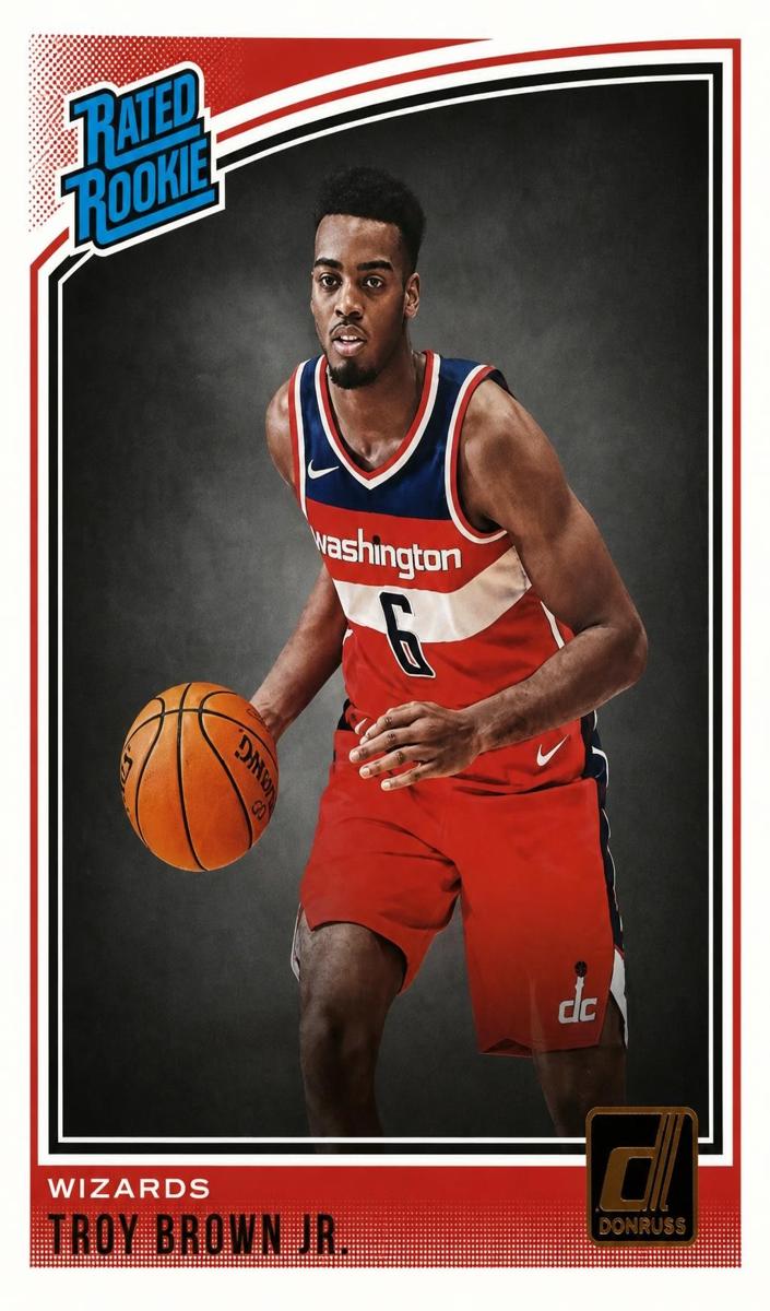 2018 Panini Donruss Troy Brown Jr. #192 card