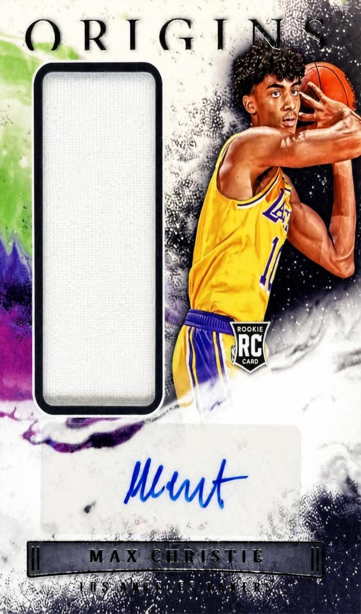 2022 Panini Origins Max Christie #RJA-MXC card