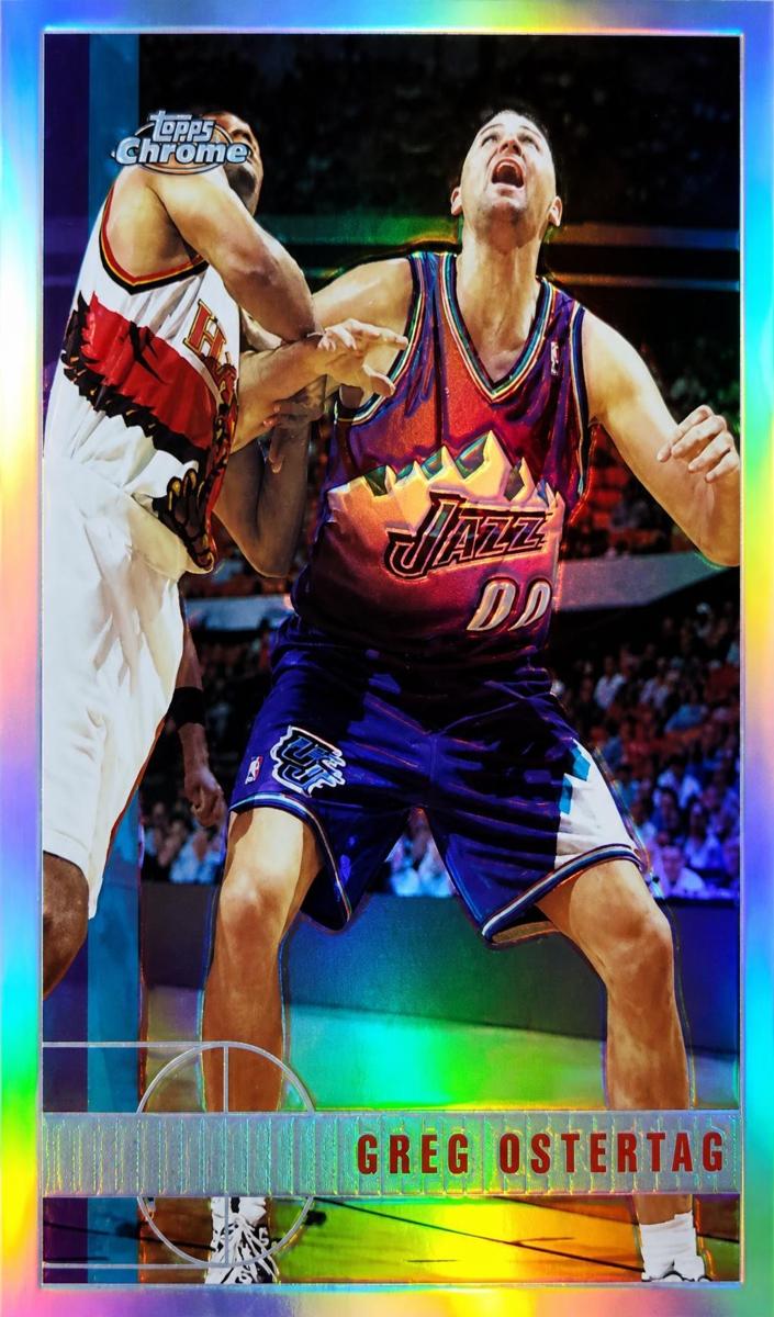 1997 Topps Chrome Greg Ostertag #187 card