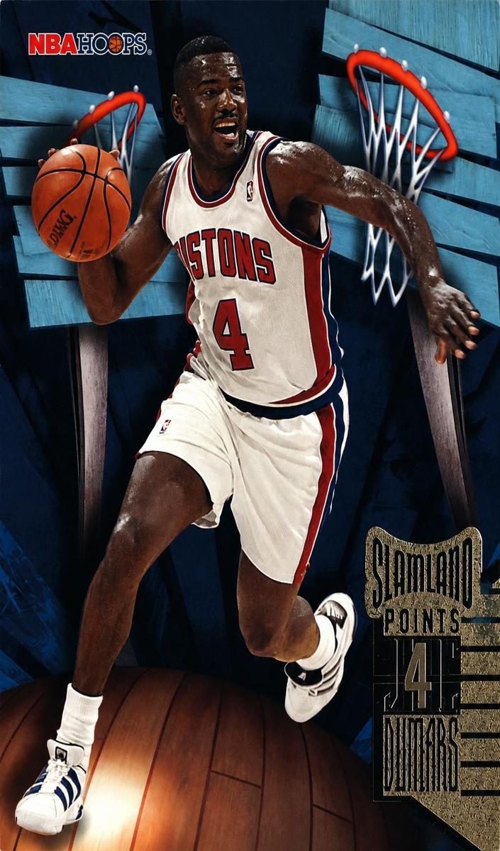 1995 Hoops Joe Dumars #SL13 card