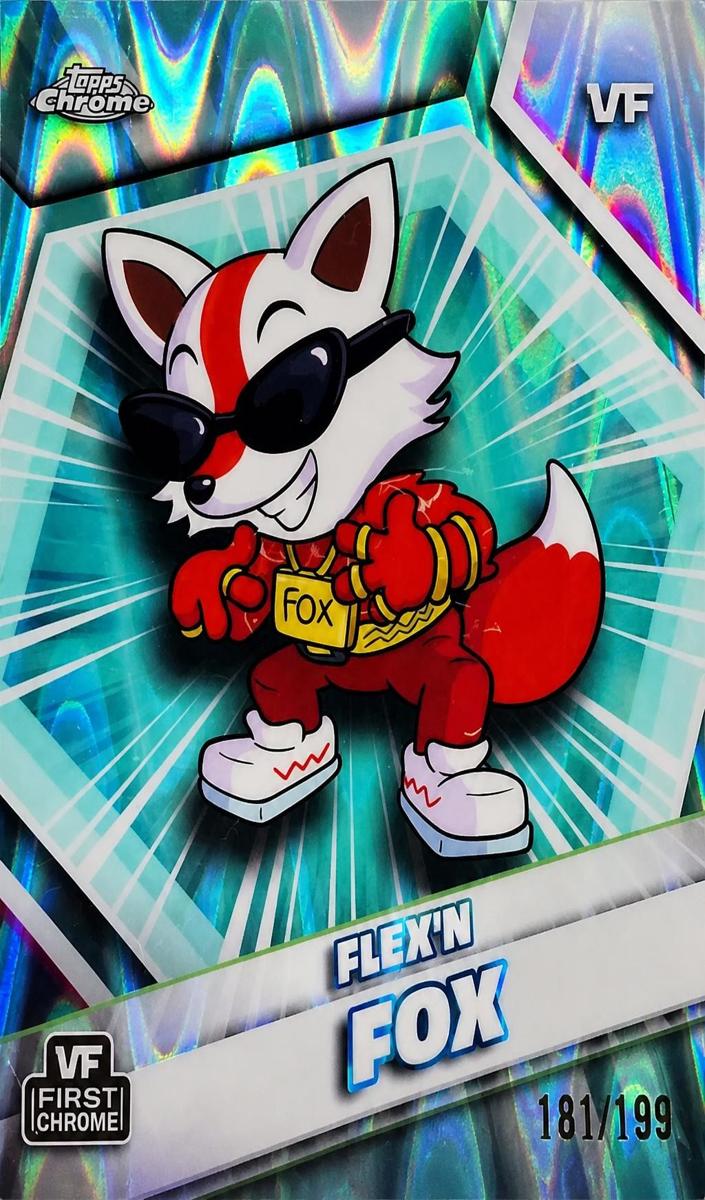 2026 Flex'n Fox [Aqua RayWave Refractor] #74
