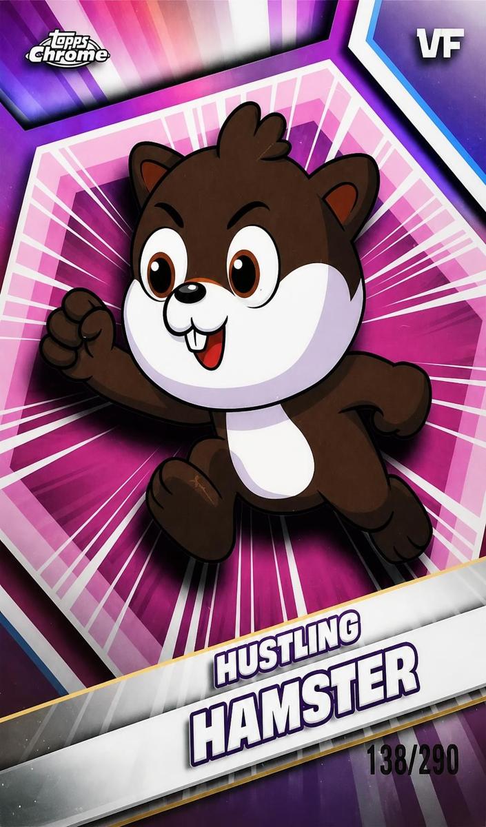 2026 Hustling Hamster [Pink Refractor] #100