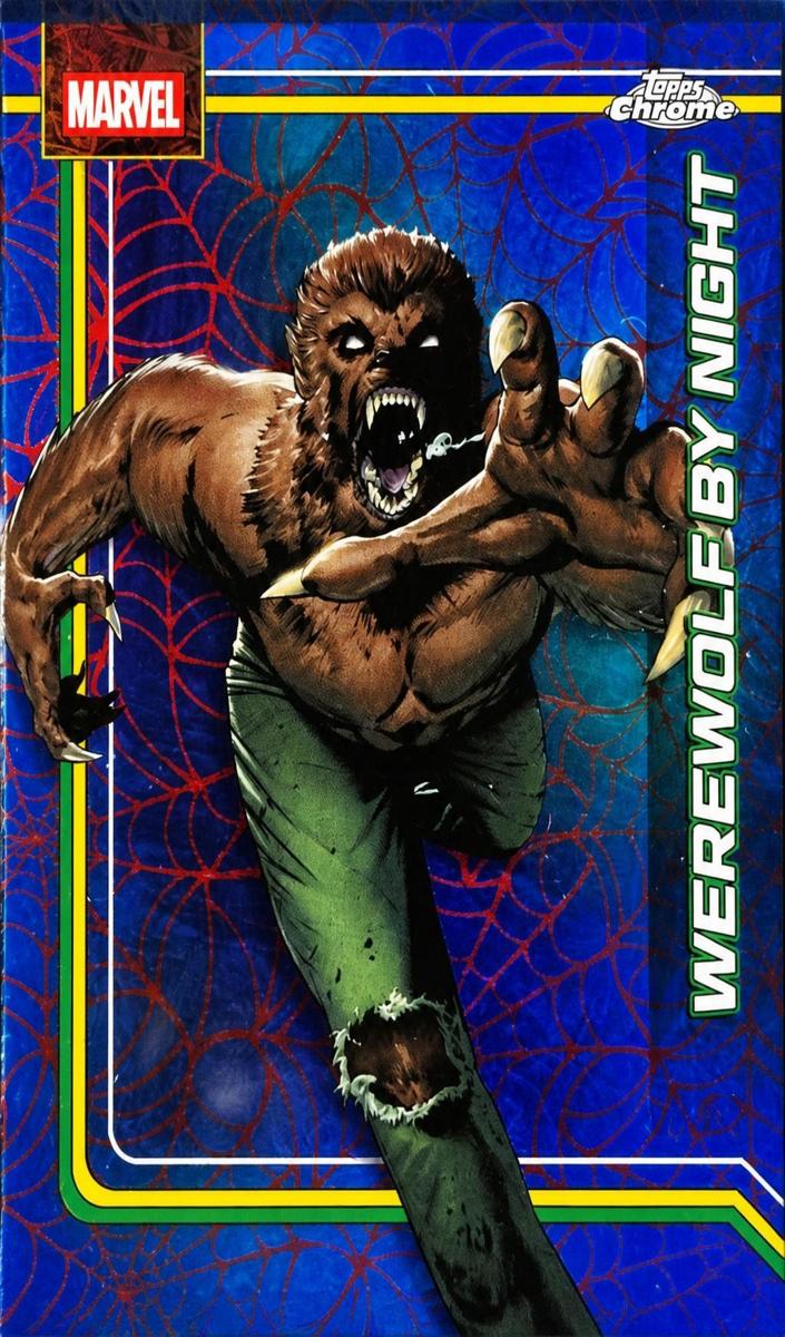 2026 Werewolf by Night [Spider-Web Red/Blue Refractor] #195