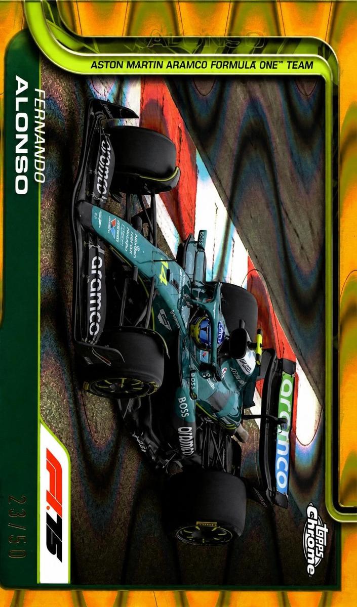 2025 Fernando Alonso [Gold RayWave Refractor] #81