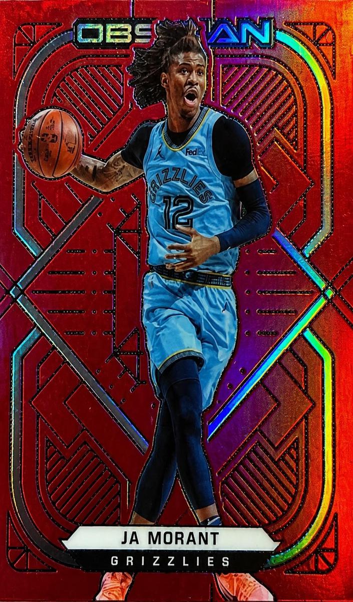 2020 Ja Morant [Electric Etch Red Flood] #70