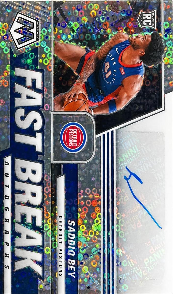 2020 Panini Mosaic Saddiq Bey #FB-SBY card