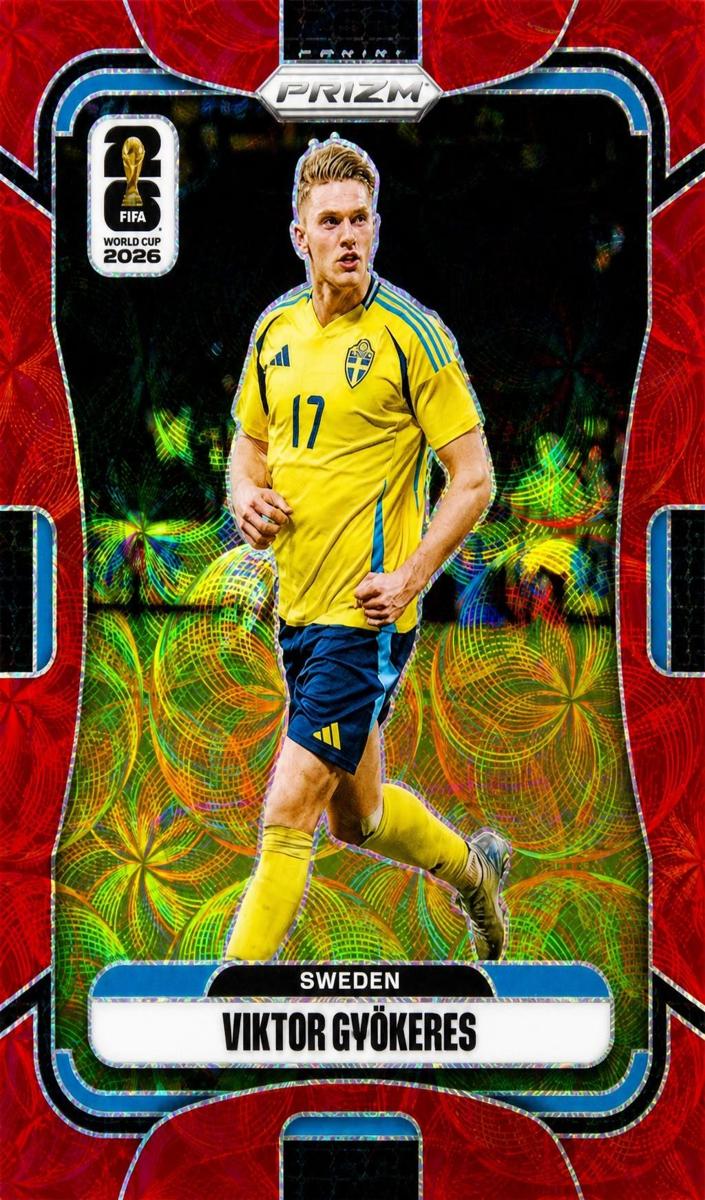2026 Panini Prizm FIFA World Cup Viktor Gyokeres [Red] #495 card