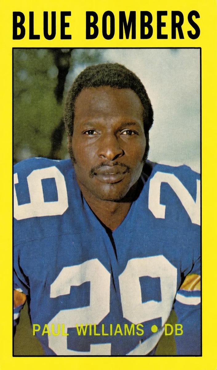 1972 Paul Williams #117