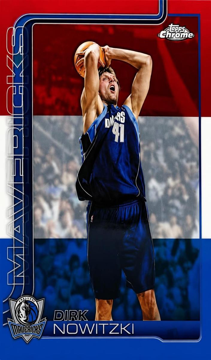 2025 Dirk Nowitzki [Red White and Blue Refractor] #146