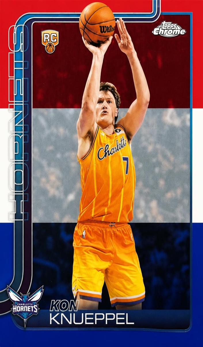 2025 Kon Knueppel [Red White and Blue Refractor] #154