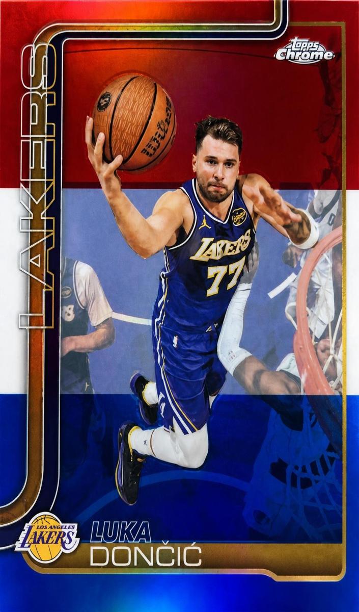 2025 Luka Doncic [Red White and Blue Refractor] #2