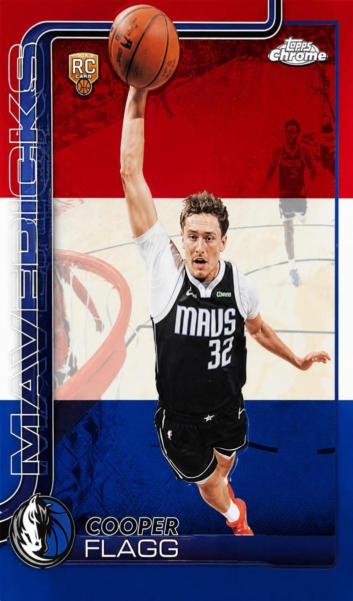 2025 Cooper Flagg [Red White and Blue Refractor] #151