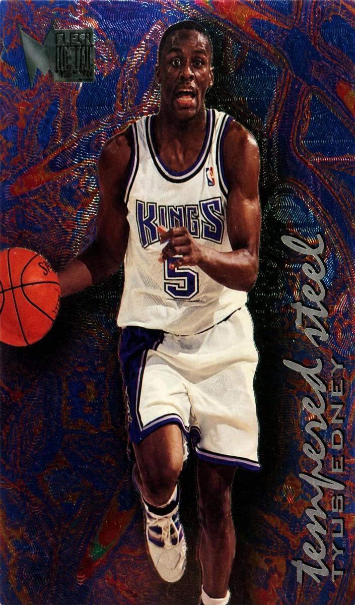 1995 Fleer Metal Tyus Edney #2 card
