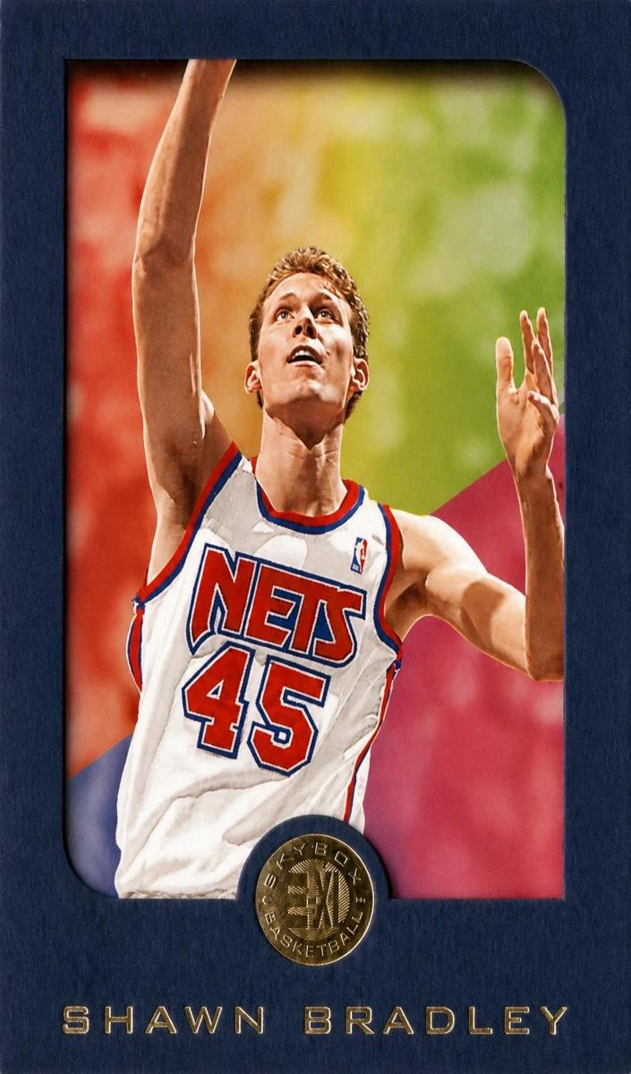 1995 Skybox E-XL Shawn Bradley #52 card
