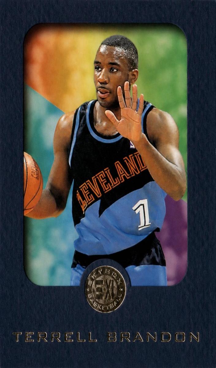 1995 Skybox E-XL Terrell Brandon #14 card
