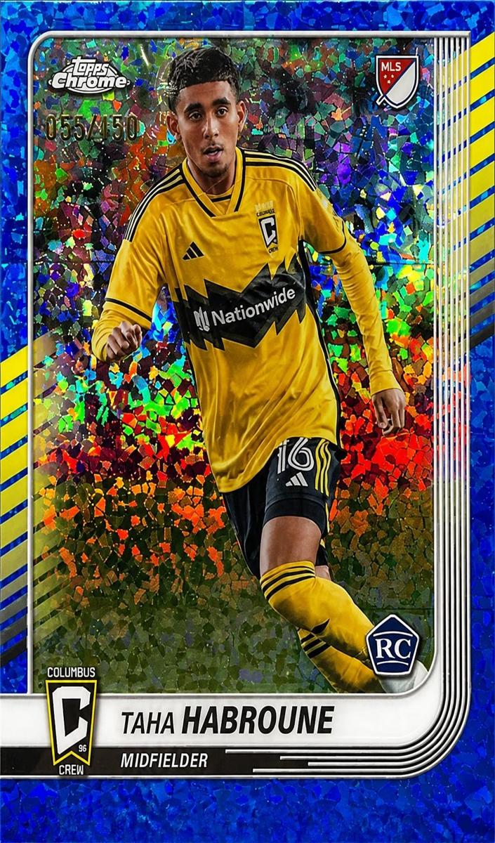 2025 Taha Habroune [Blue Mini-Diamonds Refractor] #104