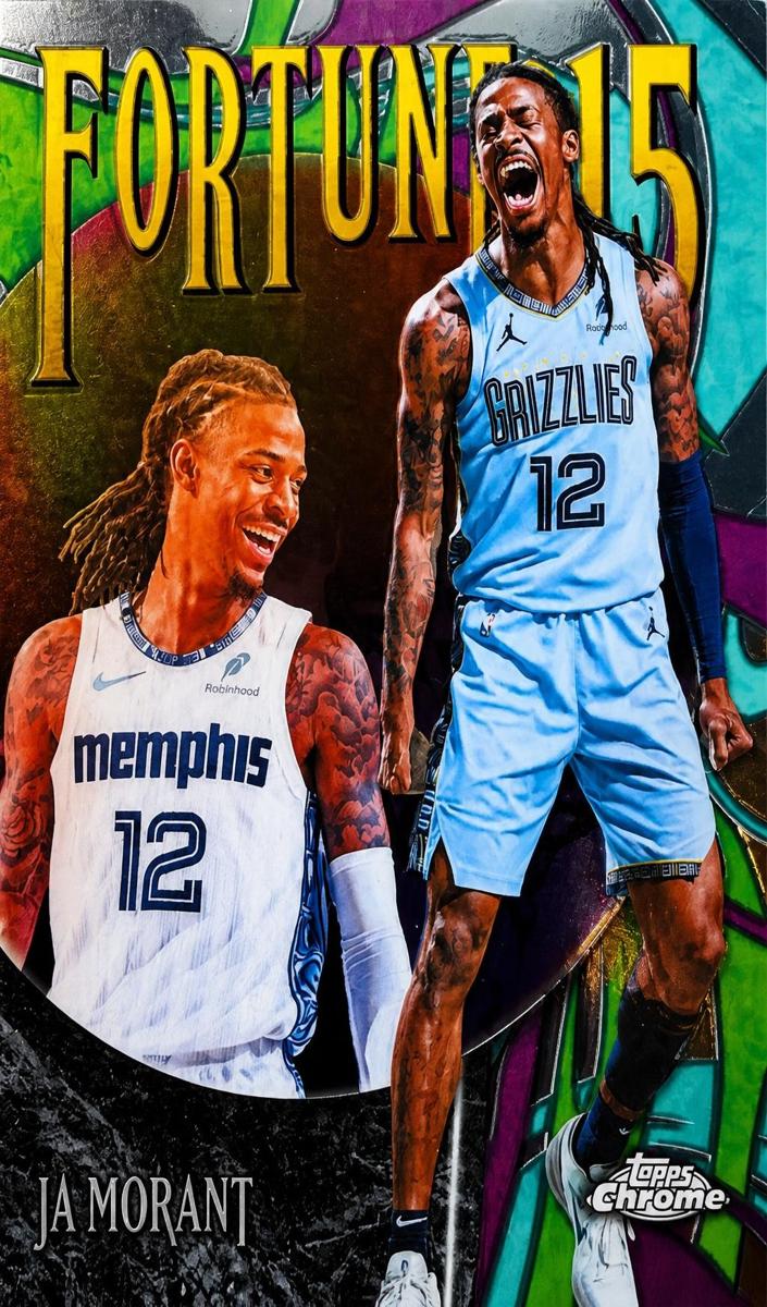 2025 Topps Chrome Update Ja Morant #F15-4 card