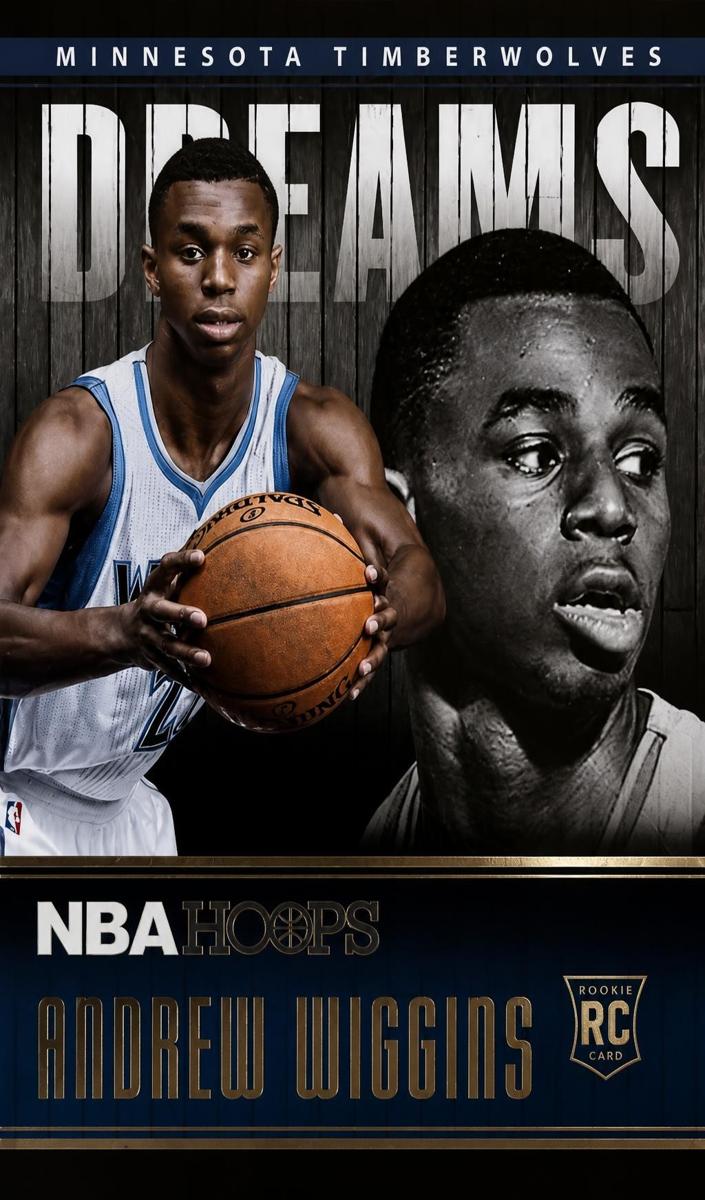 2014 Panini Hoops Andrew Wiggins #3 card