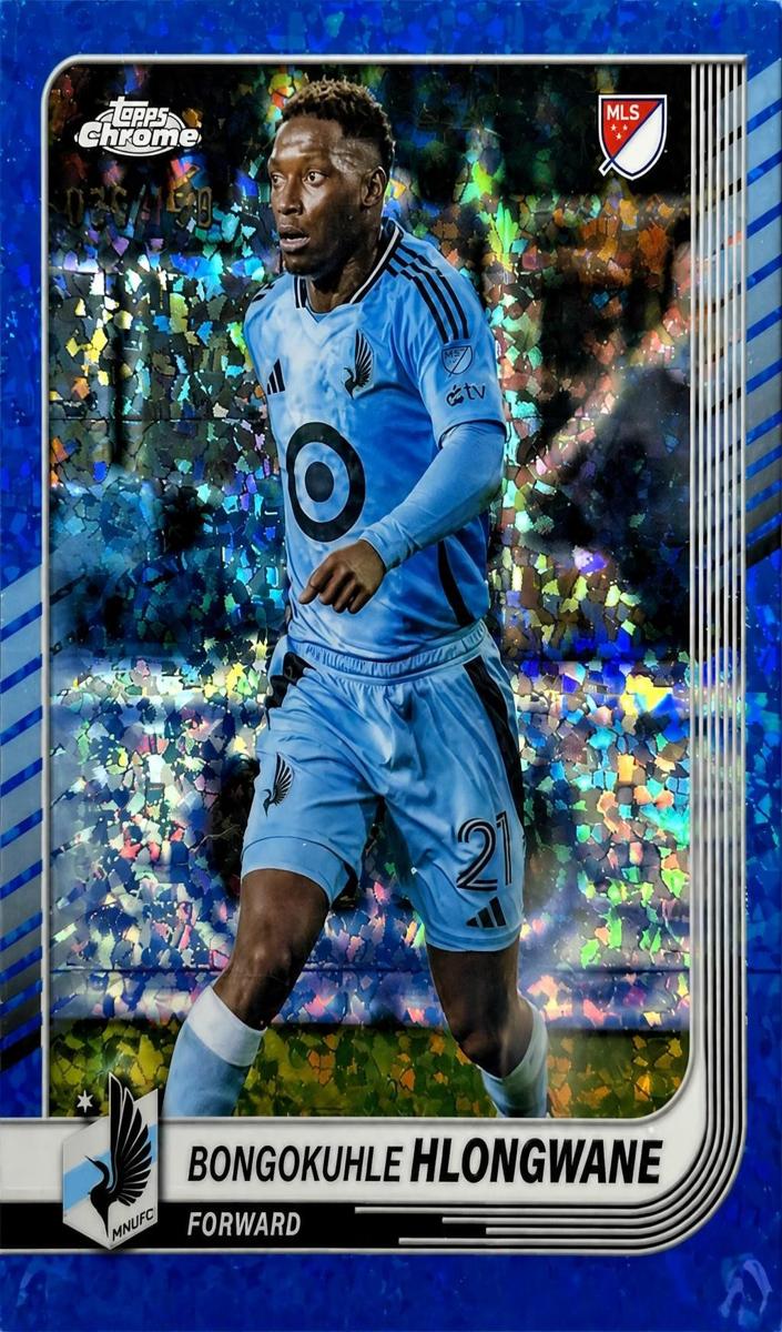 2025 Bongokuhle Hlongwane [Blue Refractor] #58