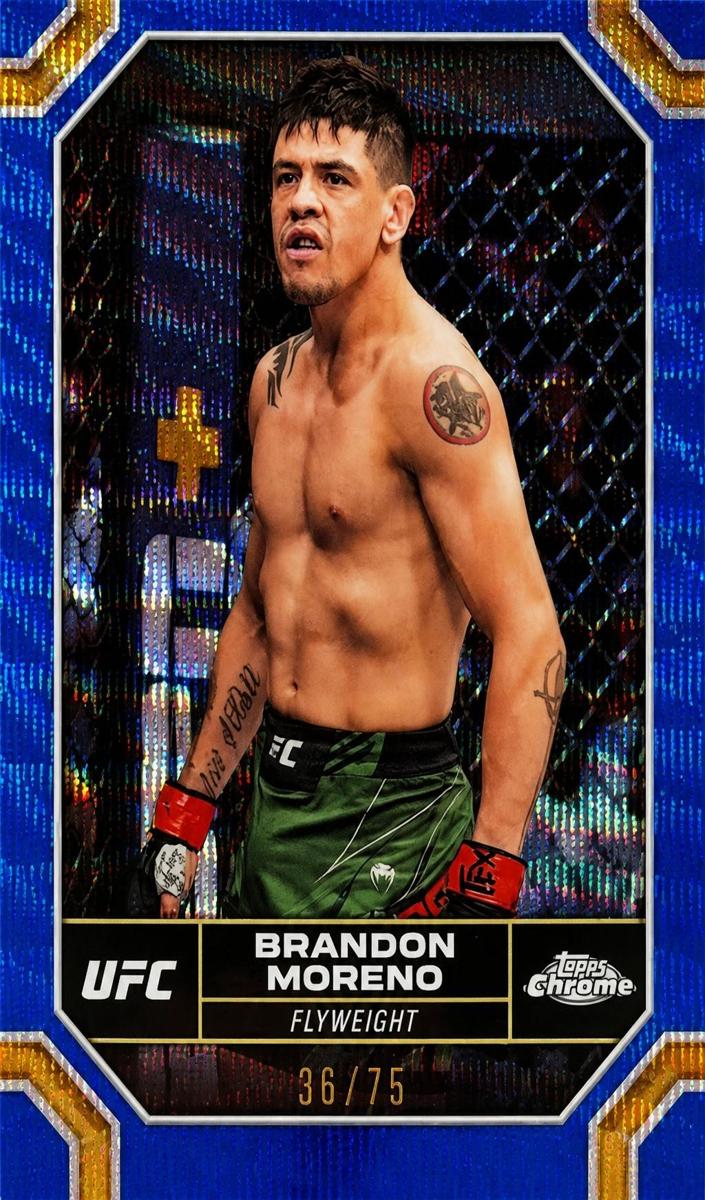2024 Brandon Moreno [Blue Wave Refractor] #30