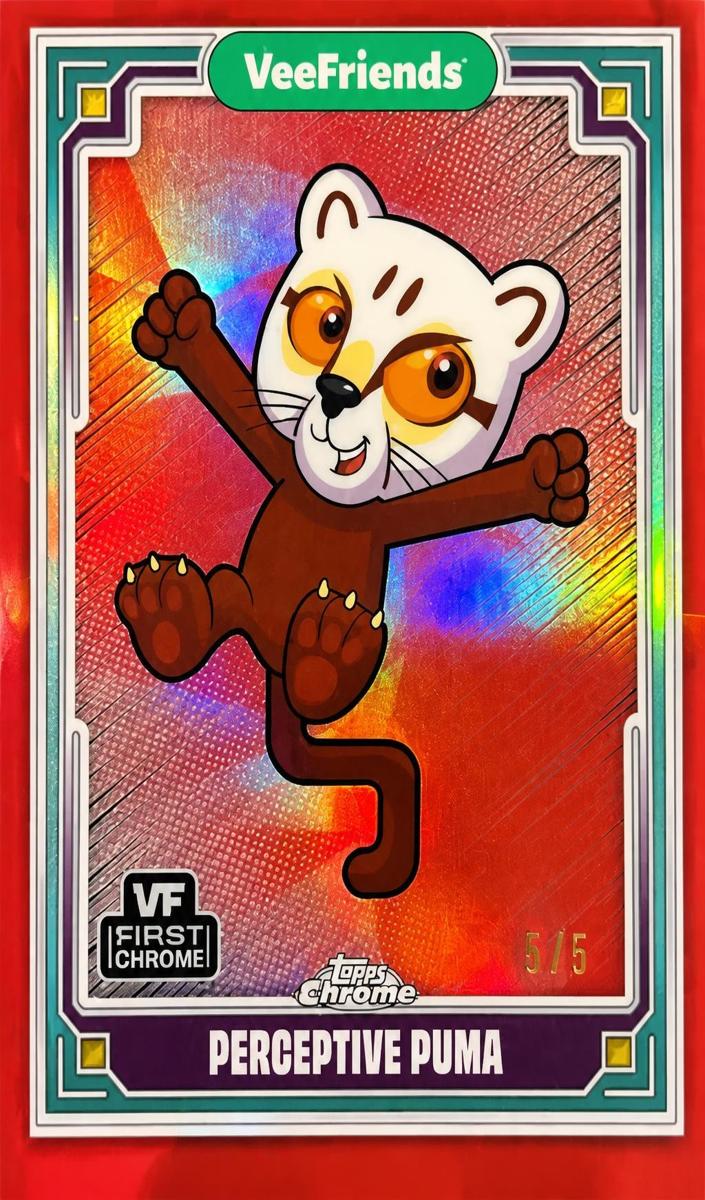 2025 Perceptive Puma [Red Refractor] #82