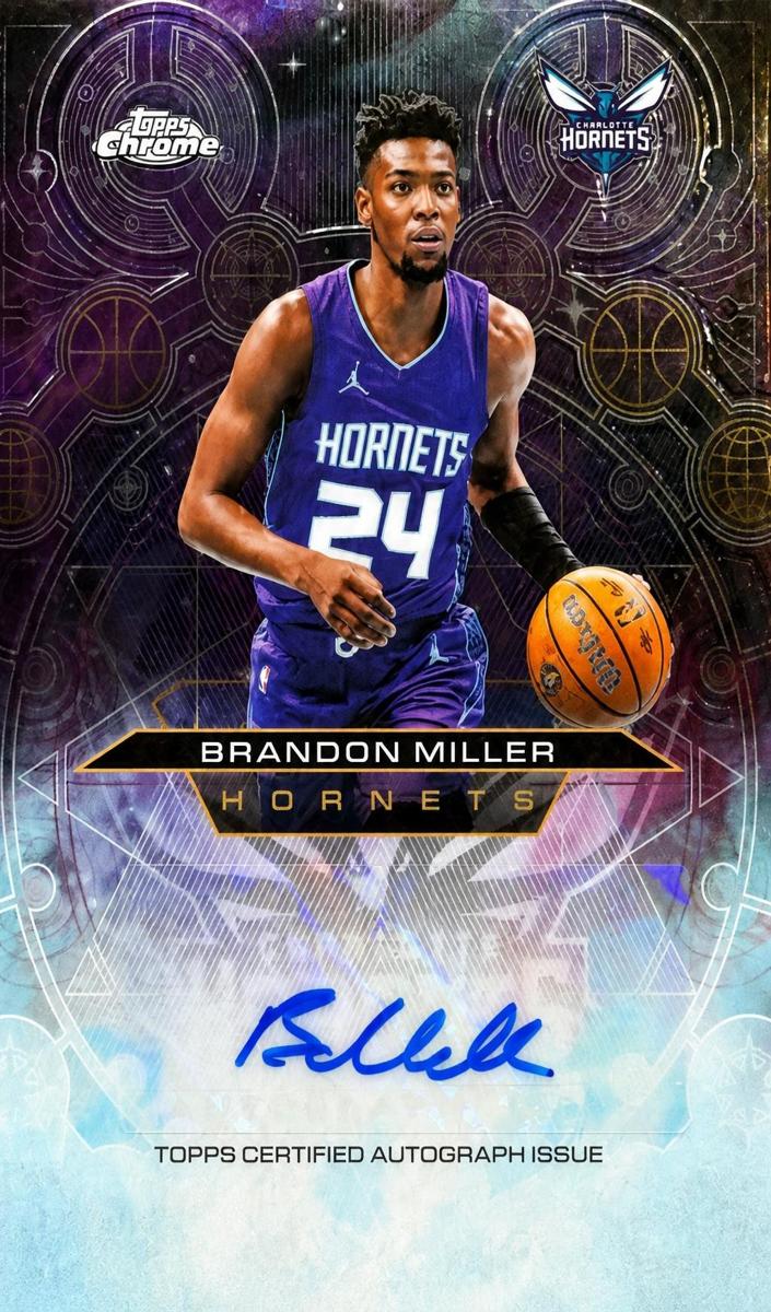 2025 Topps Chrome Update Brandon Miller #CH-BM card