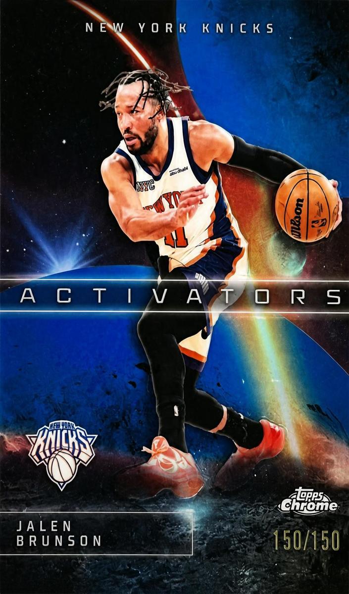 2025 Jalen Brunson [Blue Refractor] #AC-4