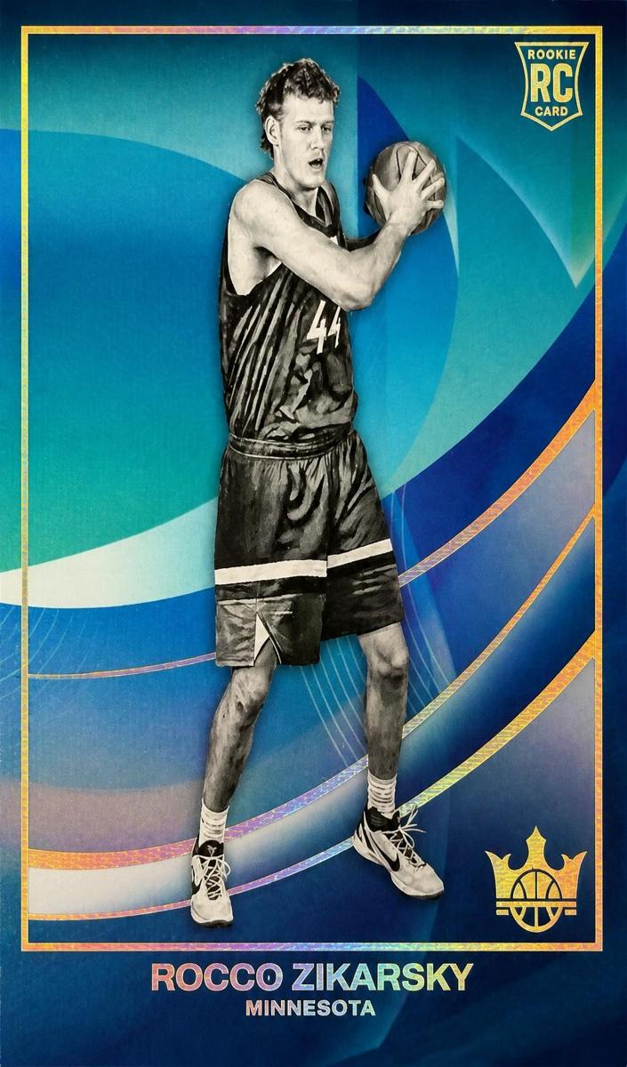 2025 Panini Court Kings Rocco Zikarsky #231 card