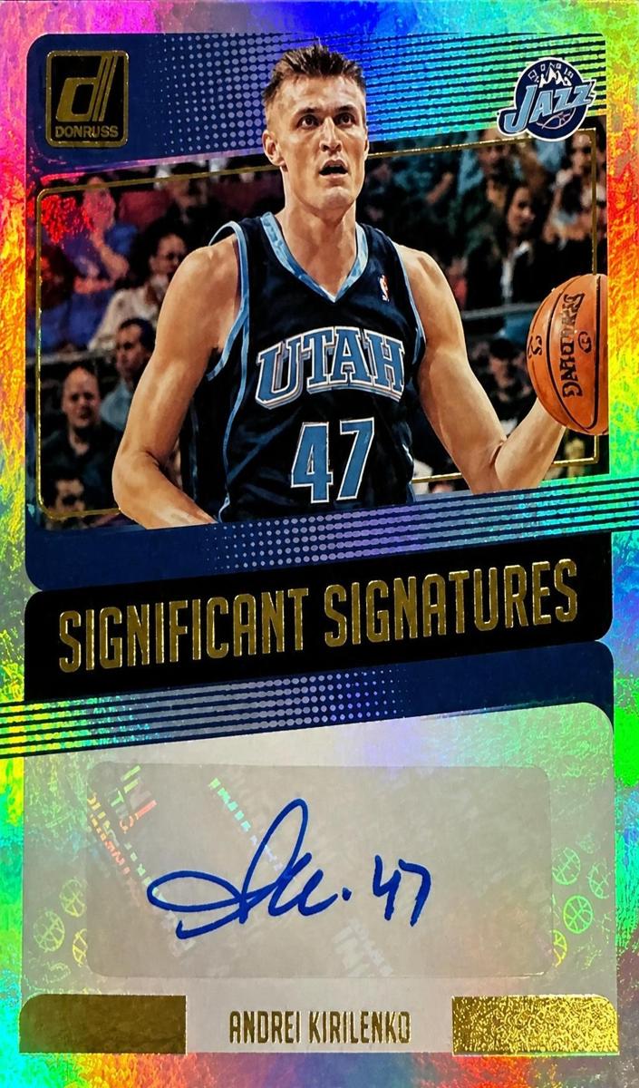 2018 Panini Donruss Andrei Kirilenko #SS-AKL card
