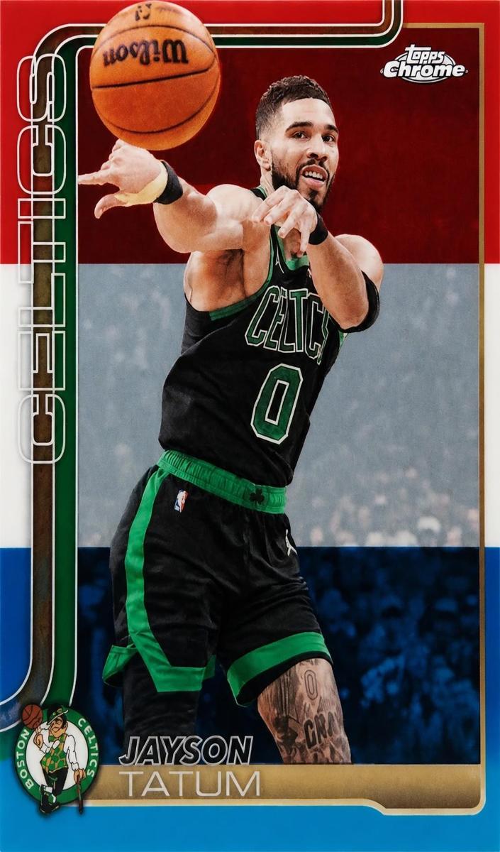 2025 Jayson Tatum [Red White and Blue Refractor] #8