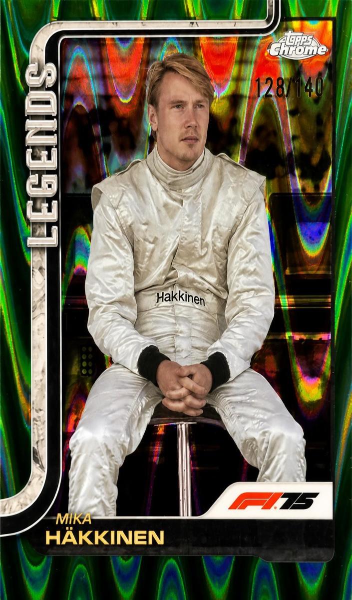 2025 Mika Hakkinen [Forest Green RayWave Refractor] #159