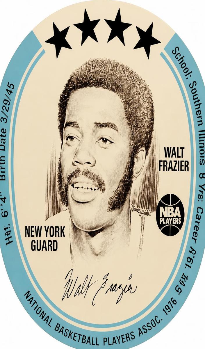 1976 Walt Frazier [Blank Back] #NNO