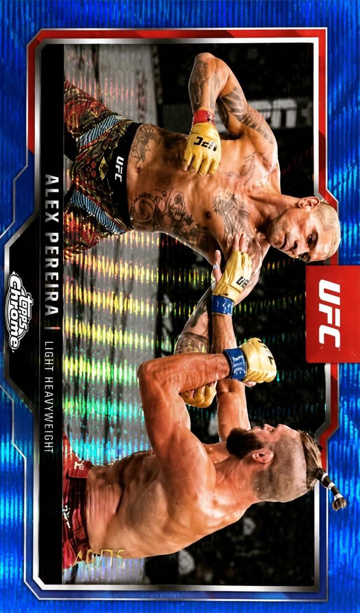 2025 Alex Pereira [Blue Wave Refractor] #2