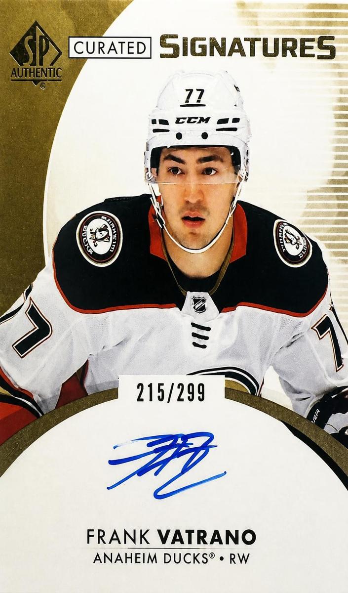 2023 SP Authentic Frank Vatrano #SPC-FV card