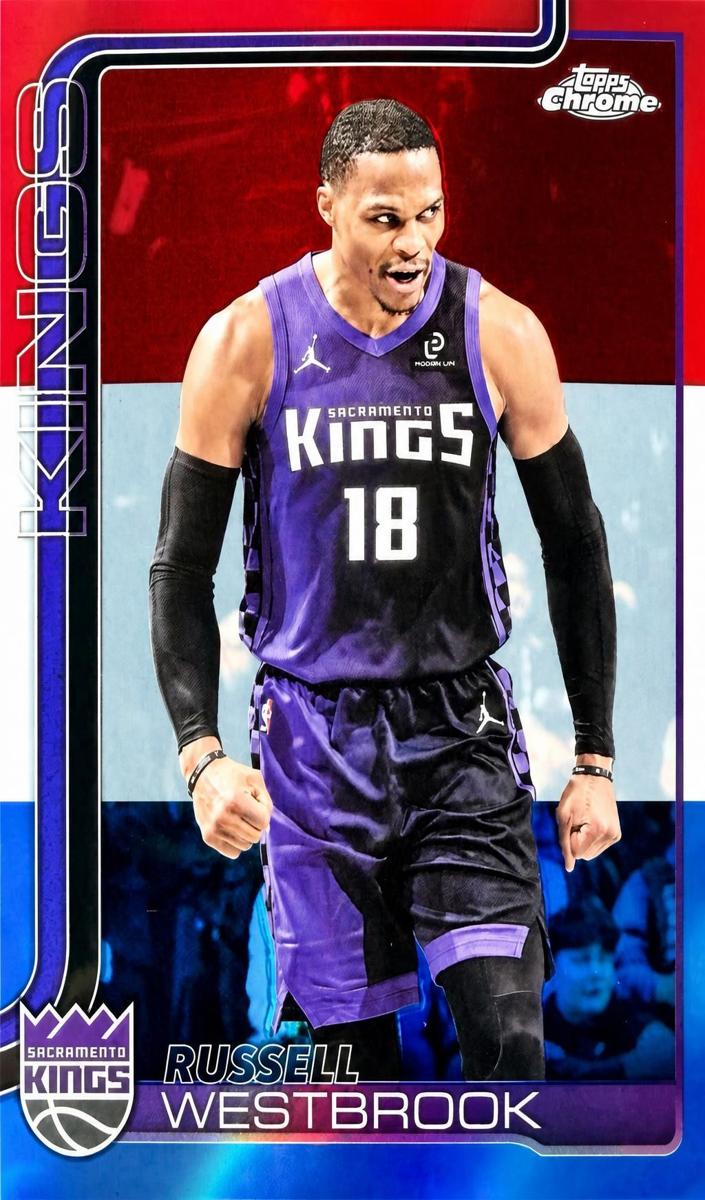 2025 Russell Westbrook [Red White and Blue Refractor] #84