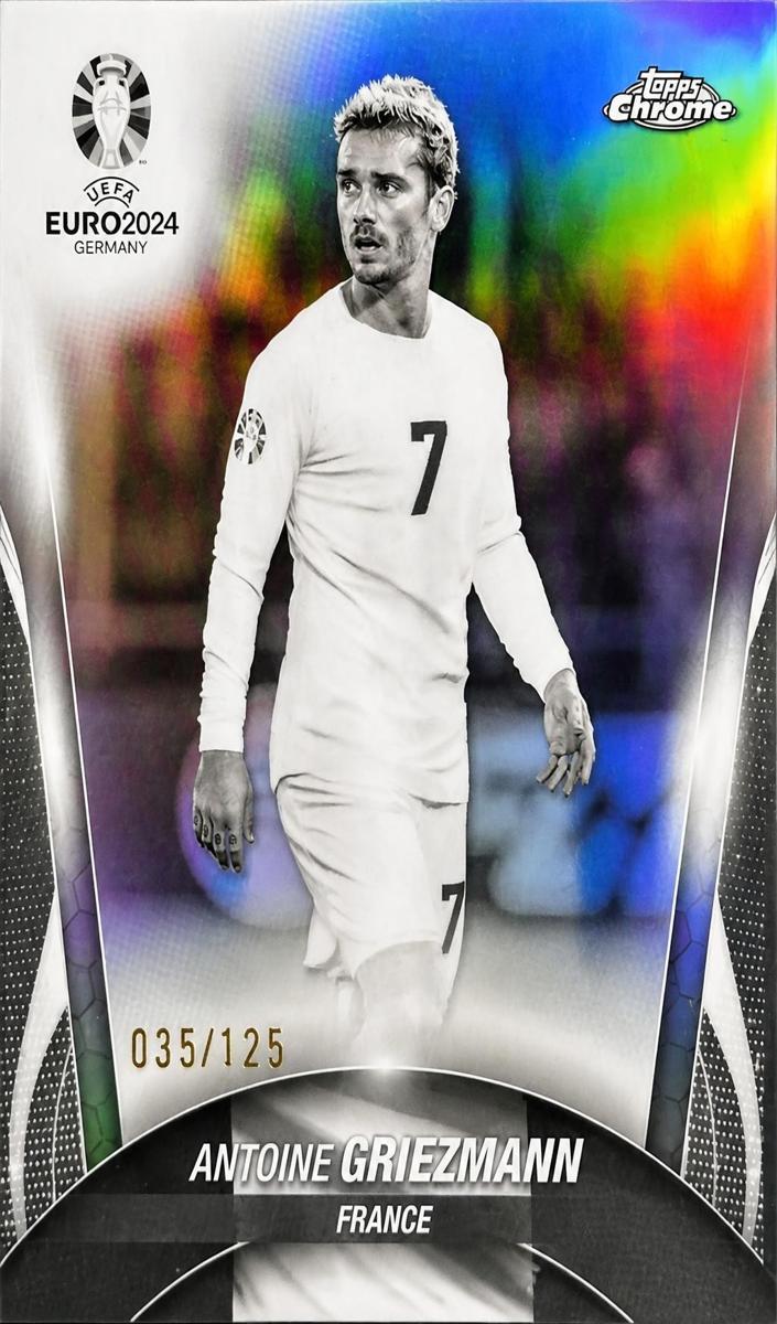 2024 Antoine Griezmann [Black and White Refractor] #1