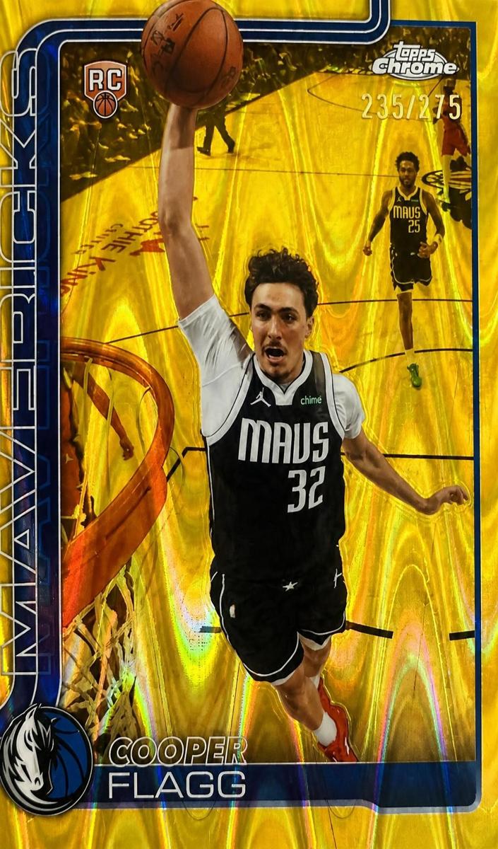 2025 Cooper Flagg [Yellow RayWave Refractor] #151