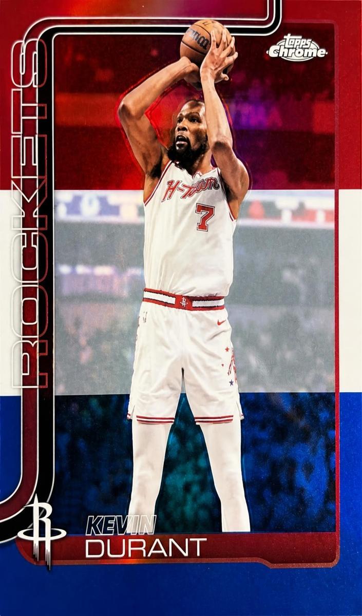 2025 Kevin Durant [Red White and Blue Refractor] #23