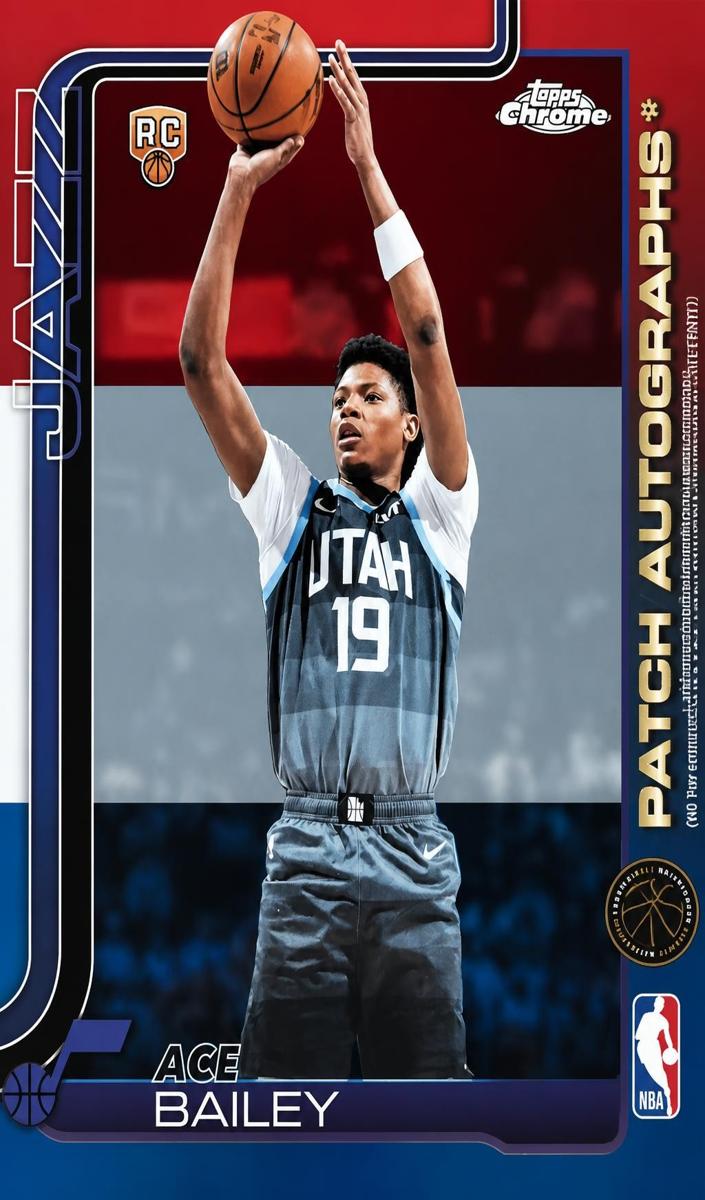 2025 Ace Bailey [Red White and Blue Refractor] #155